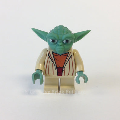 LEGO Minifigure -- Yoda (Clone Wars, Gray Hair)-Star Wars / Star Wars Clone Wars -- SW0219 -- Creative Brick Builders